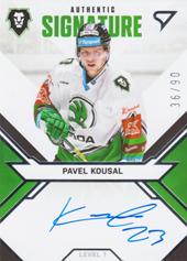 Kousal Pavel 21-22 Tipsport Extraliga Signed Stars Level 1 #SL1-PK