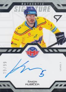 Kubíček Šimon 24-25 Tipsport Extraliga Authentic Signature Level 1 #SL1-SK