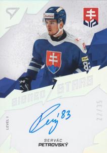 Petrovský Servác 2025 Hokejové Slovensko Signed Stars Level 1 #SL1-SP Petrovský Servác 2025 Hokejové Slovensko Signed Stars Level 1 #SL1-SP