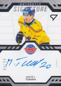 Toman Matěj 24-25 Tipsport Extraliga Authentic Signature Level 1 #SL1-TO