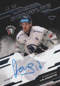 Lalancette Christophe 25-26 Tipsport Extraliga Authentic Signature Level 2 #SL2-CL