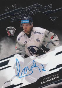 Lalancette Christophe 25-26 Tipsport Extraliga Authentic Signature Level 2 #SL2-CL