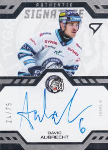 Aubrecht David 24-25 Tipsport Extraliga Authentic Signature Level 2 #SL2-DA