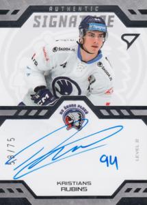 Rubīns Kristiāns 24-25 Tipsport Extraliga Authentic Signature Level 2 #SL2-KR Rubīns Kristiāns 24-25 Tipsport Extraliga Authentic Signature Level 2 #SL2-KR