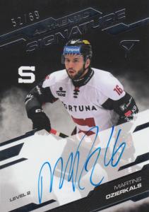 Dzierkals Mārtiņš 25-26 Tipsport Extraliga Authentic Signature Level 2 #SL2-MD