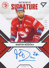 Růžička Martin 21-22 Tipsport Extraliga Signed Stars Level 3 #SL3-MR