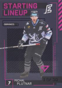 Plutnar Michal 23-24 Tipsport Extraliga Starting Lineup 3rd Period #SL-51