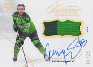 Novajovský Peter 23-24 Tipos Extraliga Supreme Auto Materials #SM-PN