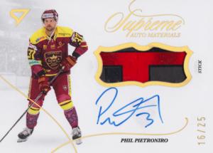 Pietroniro Phil 23-24 Tipos Extraliga Supreme Auto Materials #SM-PP