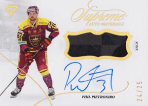 Pietroniro Phil 23-24 Tipos Extraliga Supreme Auto Materials #SM-PP