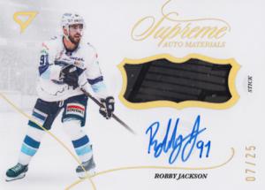 Jackson Robby 23-24 Tipos Extraliga Supreme Auto Materials #SM-RJ