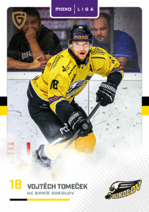 Tomeček Vojtěch 25-26 GOAL Cards Maxa liga #SOK-09 Tomeček Vojtěch 25-26 GOAL Cards Maxa liga #SOK-09