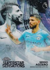 Agüero Sergio 18-19 Topps Premier League Chrome Superstar Sensations Refractors #SS-SA