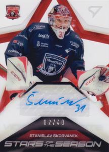 Škorvánek Stanislav 2025 Tipsport ELH Play Off Stars of the Season Auto #SS-SS