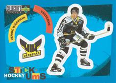 Björkman Henrik 97-98 UD Choice Swedish Hockey Stick-Ums #S9