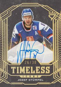 Stümpel Jozef 2025 Hokejové Slovensko Timeless Icons Auto #TIS-JS