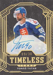 Tatar Tomáš 2025 Hokejové Slovensko Timeless Icons Auto #TIS-TT