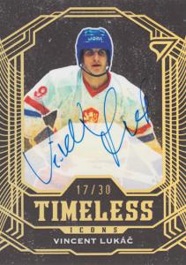 Lukáč Vincent 2025 Hokejové Slovensko Timeless Icons Auto #TIS-VL