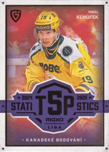 Klhůfek Pavel 25-26 GOAL Cards Maxa liga Statistics #TOP-1