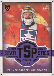 Brož Jan 25-26 GOAL Cards Maxa liga Statistics #TOP-18