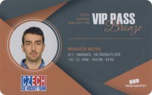 Moravčík Michal 2018 MK Reprezentace VIP Pass Bronze #VV15