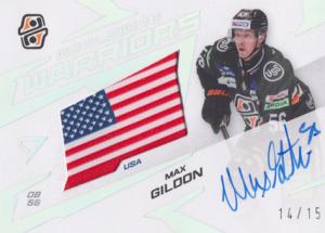 Gildon Max 24-25 Tipos Extraliga Worldwide Warriors Auto Flag #WWS-MG