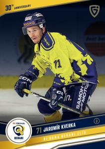 Kverka Jaromír 24-25 GOAL Cards Maxa liga 30 let od Finále  #ZL-16