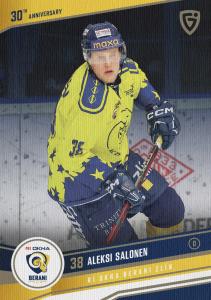 Salonen Aleksi 24-25 GOAL Cards Maxa liga 30 let od Finále Canvas #ZL-11
