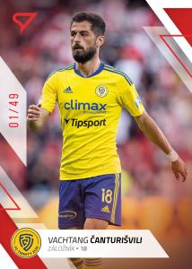 Tchanturishvili Vakhtang 22-23 Fortuna Liga Red #145 Tchanturishvili Vakhtang 22-23 Fortuna Liga Red #145