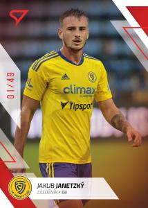 Janetzký Jakub 22-23 Fortuna Liga Red #147 Janetzký Jakub 22-23 Fortuna Liga Red #147