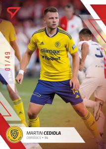 Cedidla Martin 22-23 Fortuna Liga Red #141 Cedidla Martin 22-23 Fortuna Liga Red #141